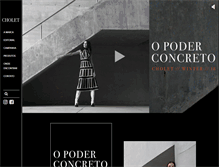 Tablet Screenshot of cholet.com.br